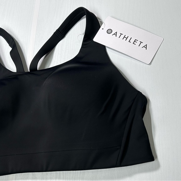 Athleta Advance Bra Black NWT Adjustable Size 38B - Picture 8 of 12